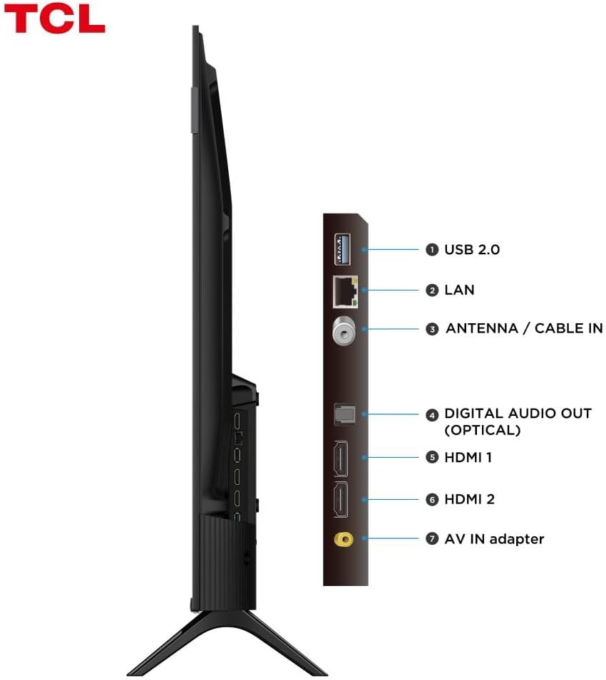 Smart TV 40" TCL 40S5K HD QLED Google TV - Imagem 3