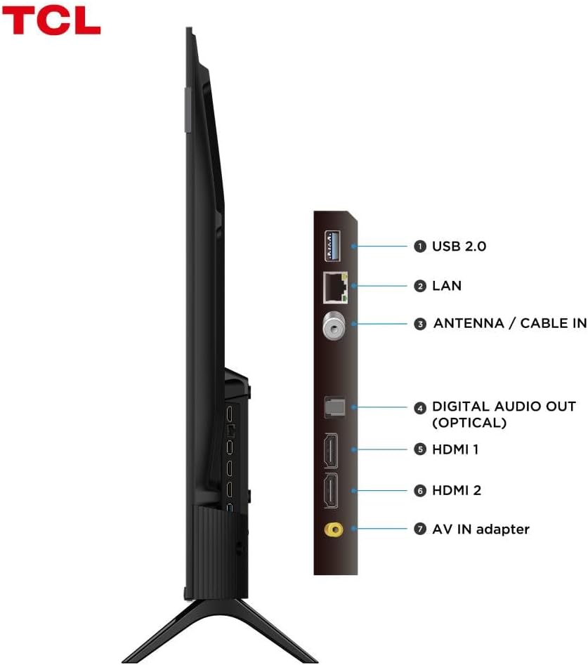 Smart TV TCL 43" QLED HD Google TV 43S5K - Imagem 4