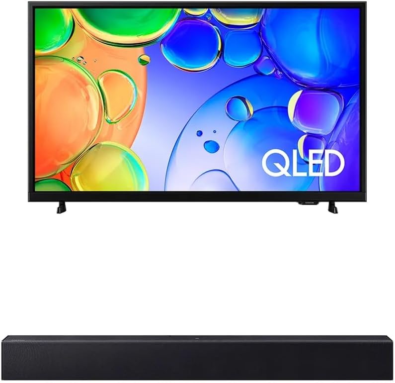 Samsung Combo Smart TV 43 polegadas com Soundbar e tela QLED