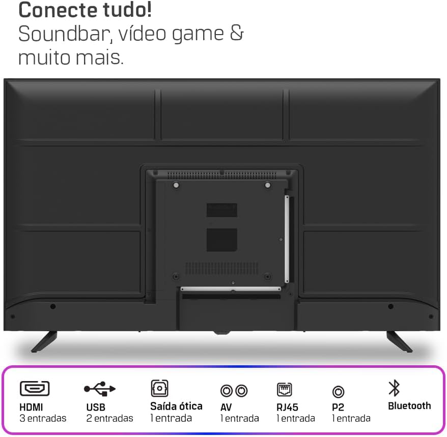 TV HQ 40" Full HD (HQS40NKHM - Imagem 4