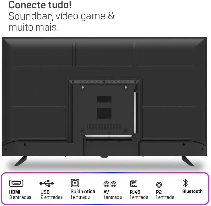 Smart TV HQ 43" Full HD Android 12 HQS43NKHM - Imagem 5
