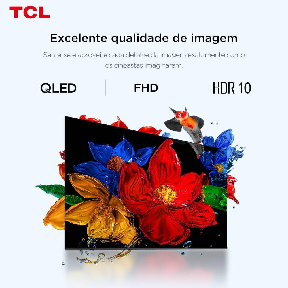 Smart TV 40" TCL 40S5K HD QLED Google TV - Imagem 2