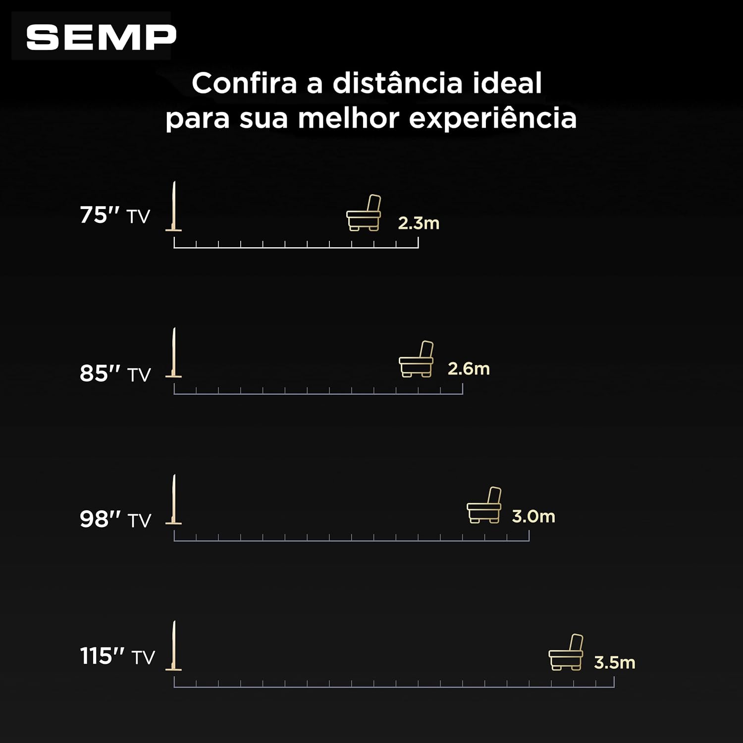 SEMP Smart TV 43" 43S42 FHD Google TV - Imagem 8