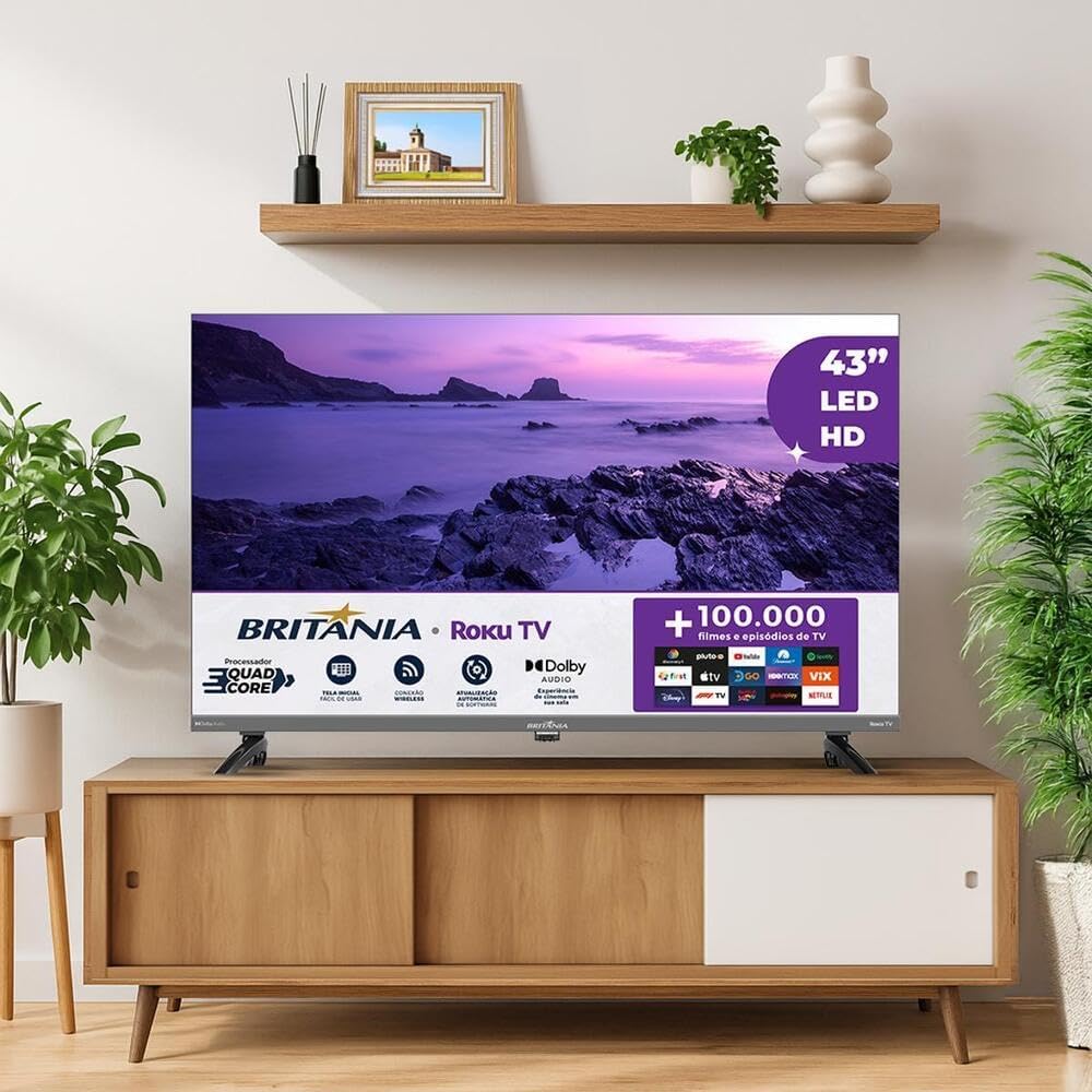 Smart TV 43" Britânia B43KRA Full HD Roku TV - Imagem 7