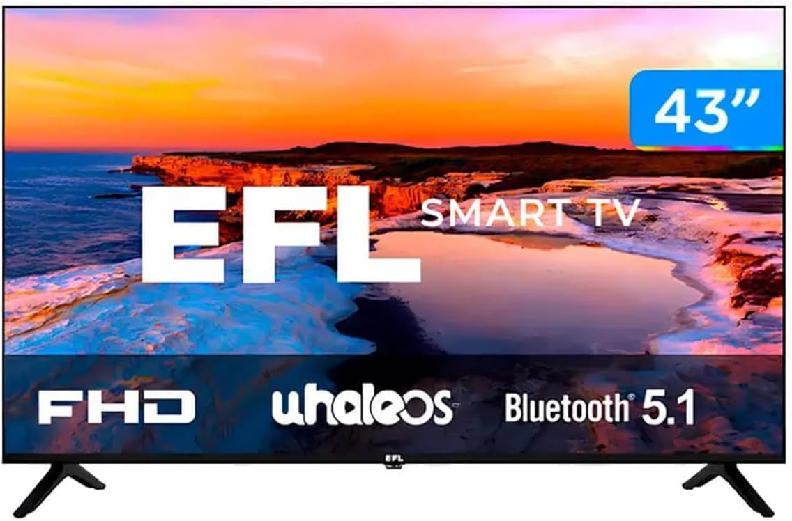 Smart TV EFL 43" Full HD com sistema Android e tela DLED
