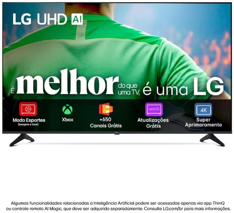 Smart TV 43" LG UHD AI 4K 43UT7500PSA - Imagem 2
