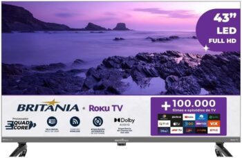 Smart TV 43″ Britânia B43KRA Full HD Roku TV Smart TV 43″ Britânia B43KRA Full HD Roku TV