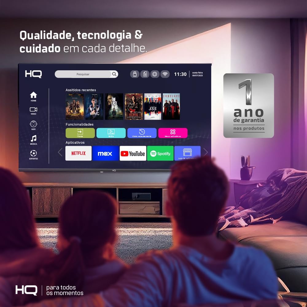 TV HQ 40" Full HD (HQS40NKHM - Imagem 6