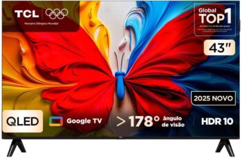 Smart TV TCL 43″ QLED HD Google TV 43S5K Smart TV TCL 43″ QLED HD Google TV 43S5K