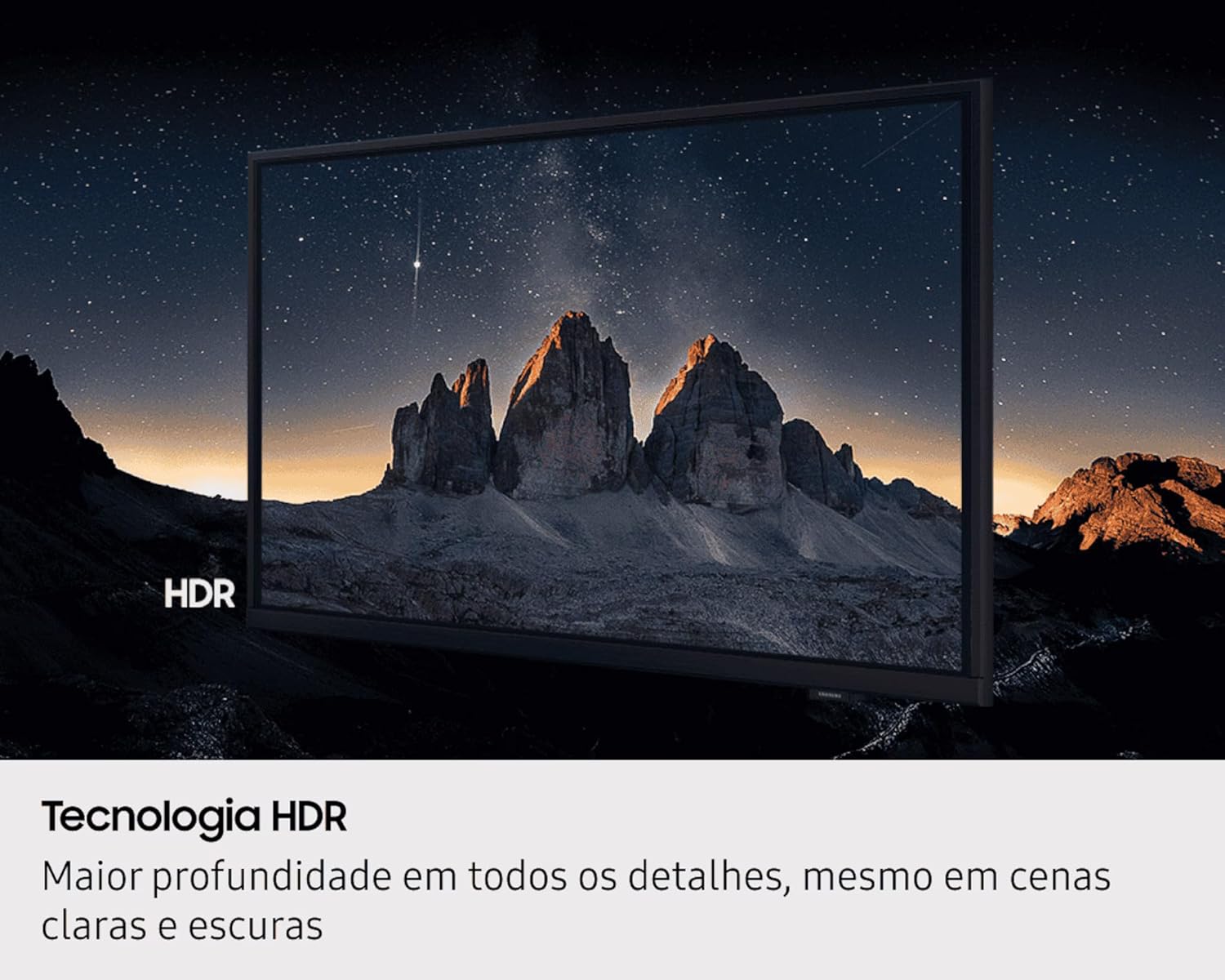 Smart TV Samsung 32" HD Tizen HDR Wi-Fi HDMI Bivolt Preta - Imagem 4