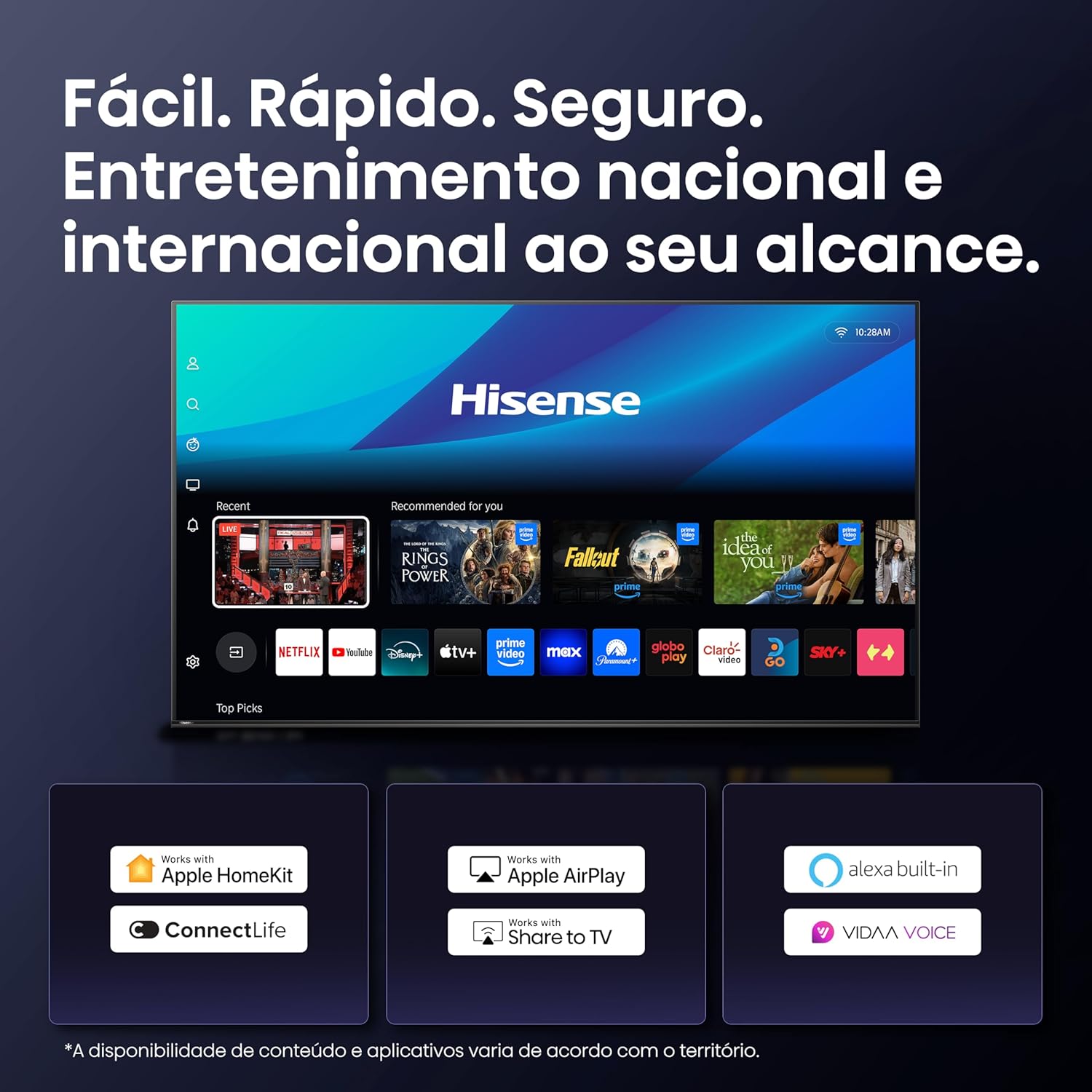 Hisense Smart TV UHD 4K QLED 43" 43Q6Q - Imagem 10