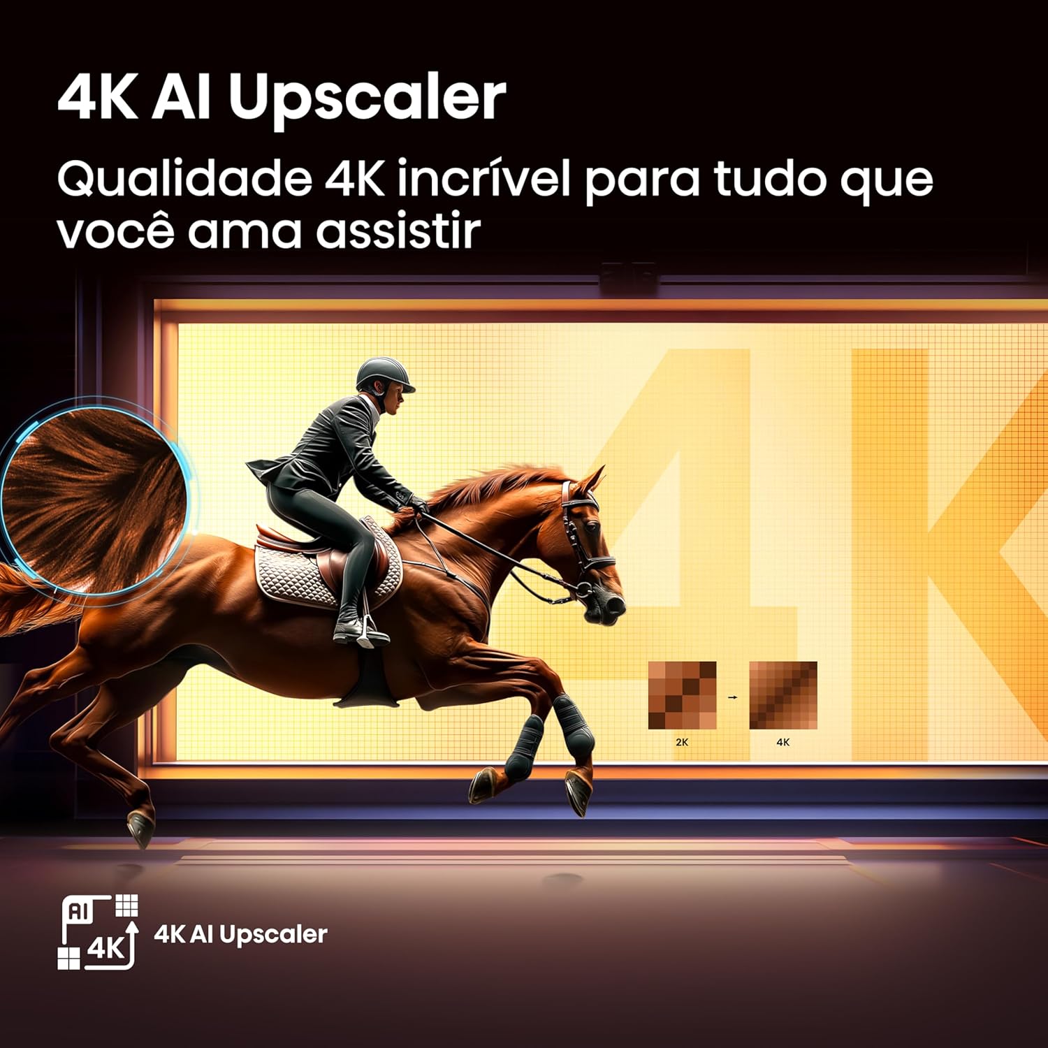 Hisense Smart TV UHD 4K QLED 43" 43Q6Q - Imagem 8