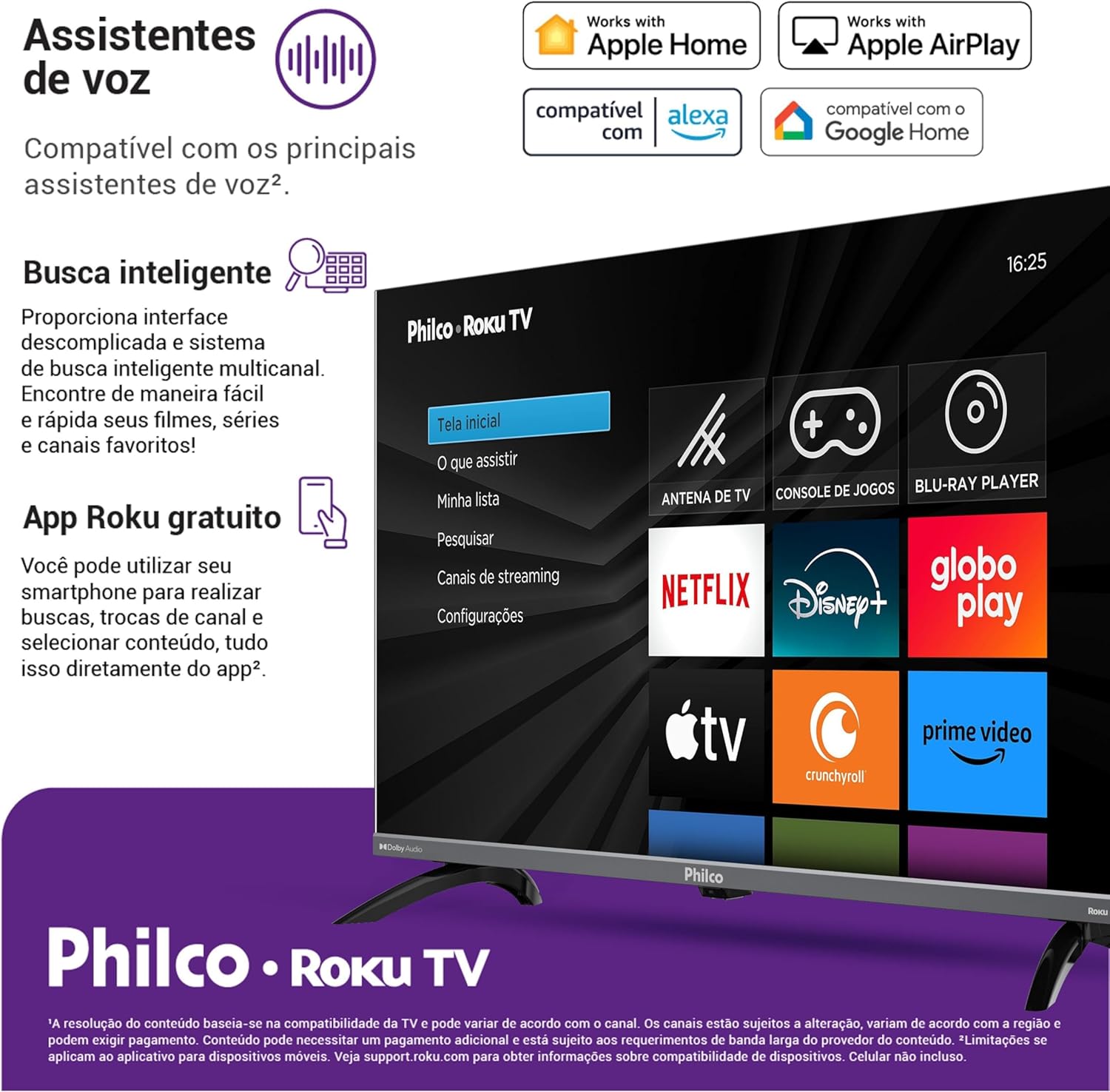 Smart TV 43" Philco Roku TV HDR 10 Dolby Áudio - Imagem 8