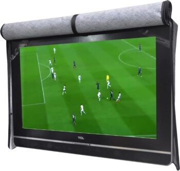 Capa para TV externa de 40 a 43 polegadas, forro resistente a arranhões protege a tela de LED mais compatível com suportes e suportes padrão (preto) Capa para TV externa de 40 a 43 polegadas, forro resistente a arranhões protege a tela de LED mais compatível com suportes e suportes padrão (preto)
