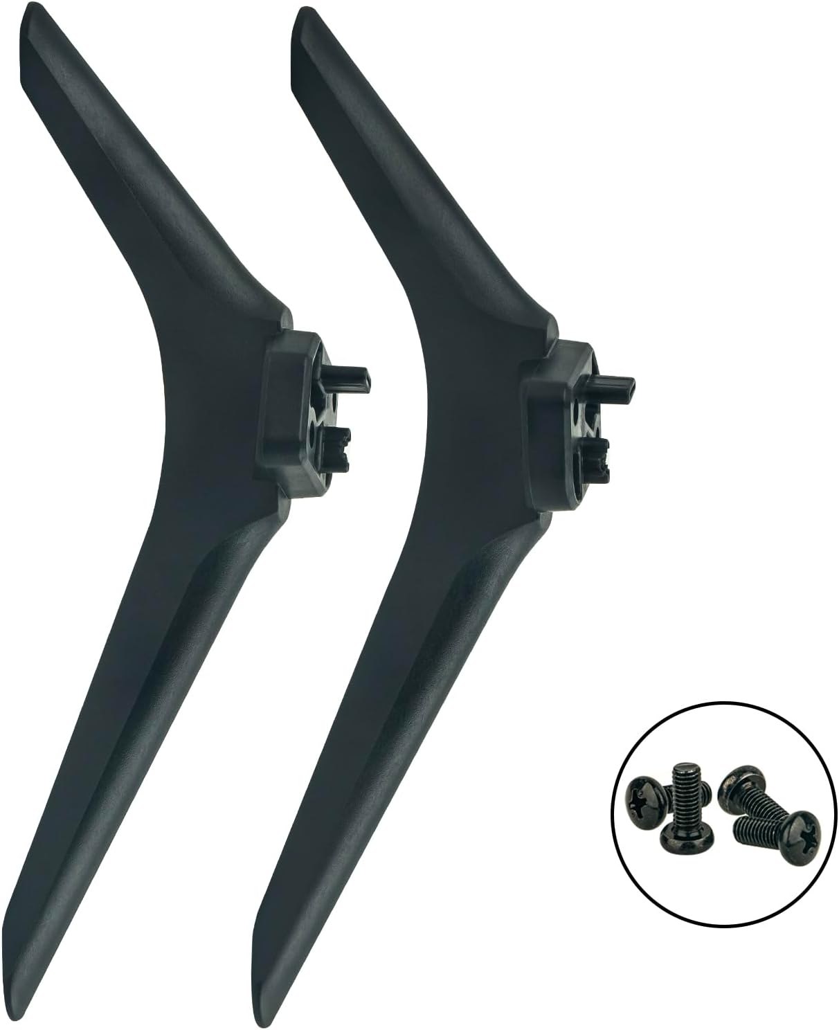 Pernas de TV 43H4030F3 compatíveis com Hisense TV Stand Legs sub para Hisense 43 polegadas Classe FHD RK Smart LED TV 43H4030F3 Base TV Pernas de suporte de TV - Imagem 2