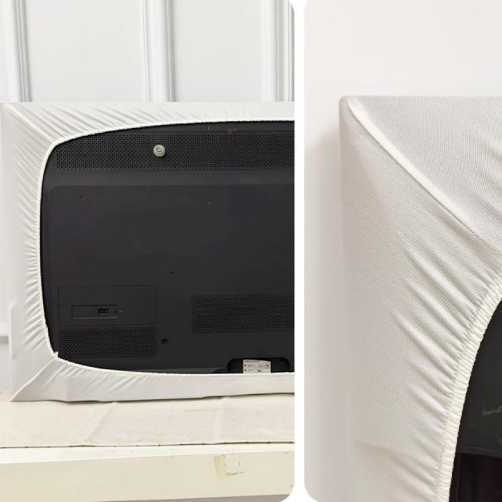 Capa de TV elástica à prova de poeira, capa extensível anti-arranhões para TV, protetor interno universal para Smart TV curva plana 32-85 polegadas cor 4||40-45 polegadas - Imagem 4