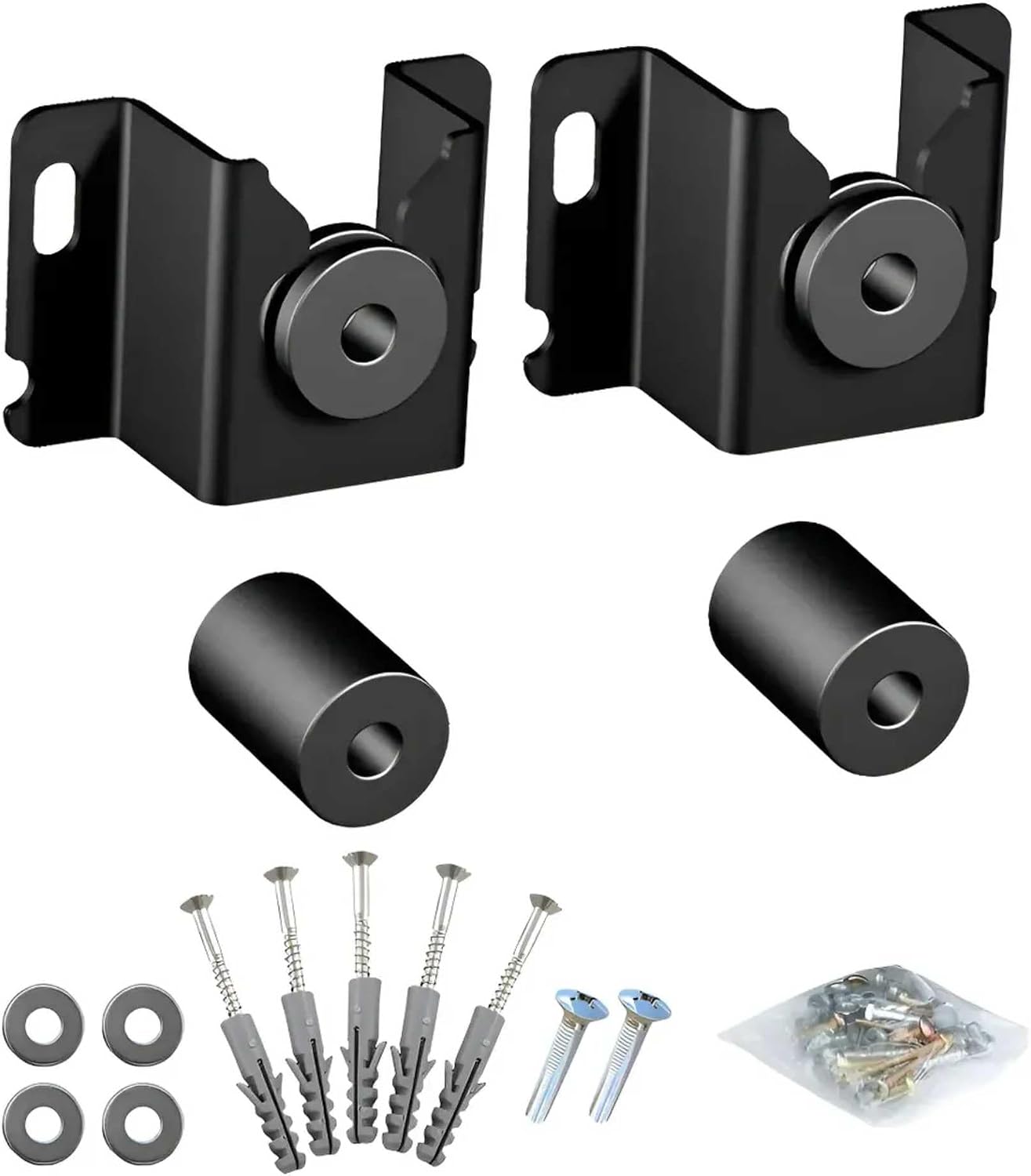 Suporte Fixo Universal Para TV 12" a 80" Parede Ultra Slim Perfil Baixo Aço Resistente Suporta 60kg Kit Completo Instalação LCD LED OLED Smart TV Preto
