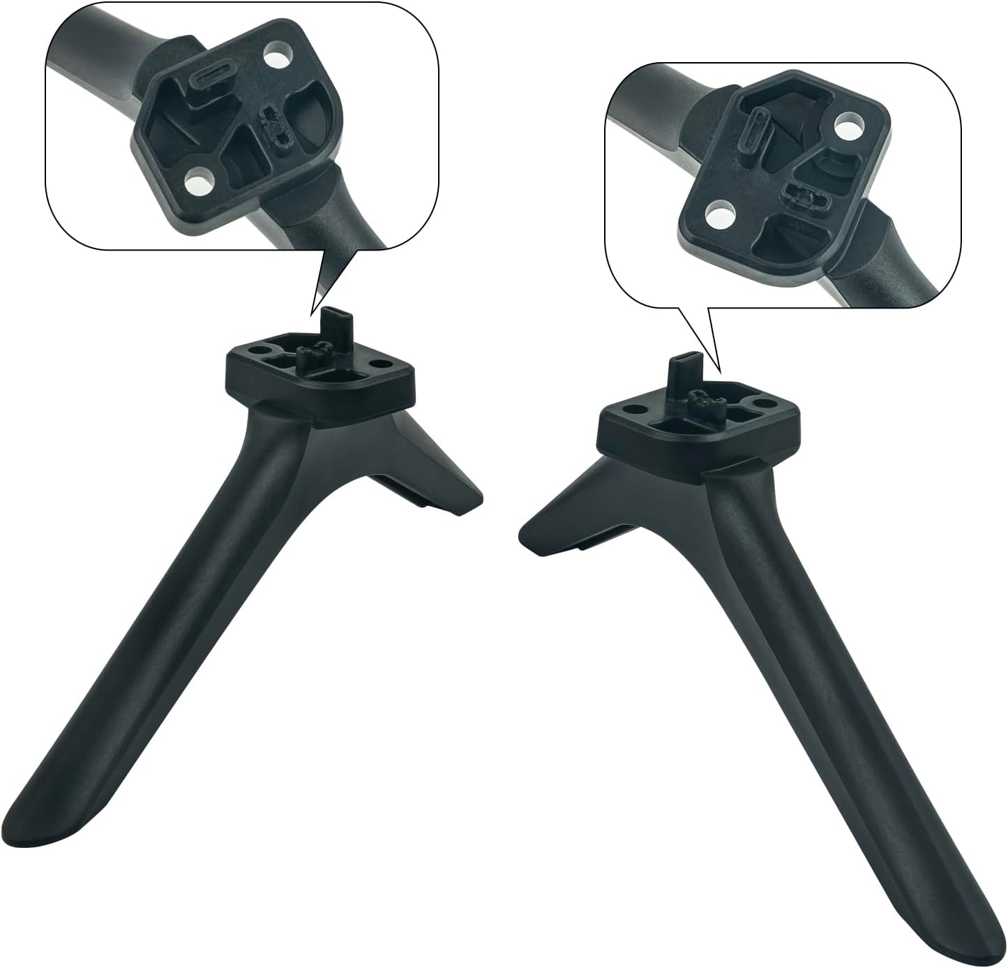 Pernas de TV 43H4030F3 compatíveis com Hisense TV Stand Legs sub para Hisense 43 polegadas Classe FHD RK Smart LED TV 43H4030F3 Base TV Pernas de suporte de TV - Imagem 3